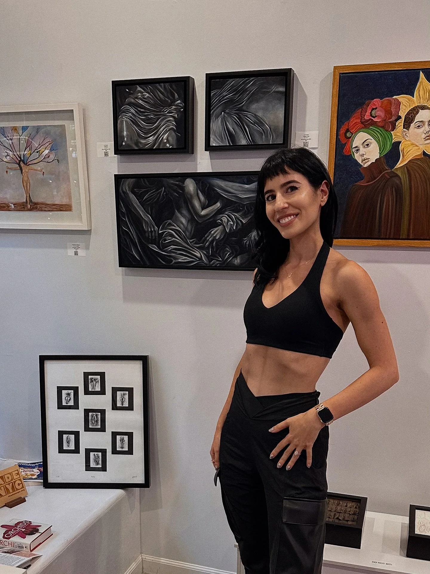 A treat as always to be featured at @awitanewyork 🩶 My girls will be on view until September 30th as part of this month&rsquo;s Echoes of Fall Exhibition!

Last night&rsquo;s vibes were high and I had the best time meeting all of the various artists