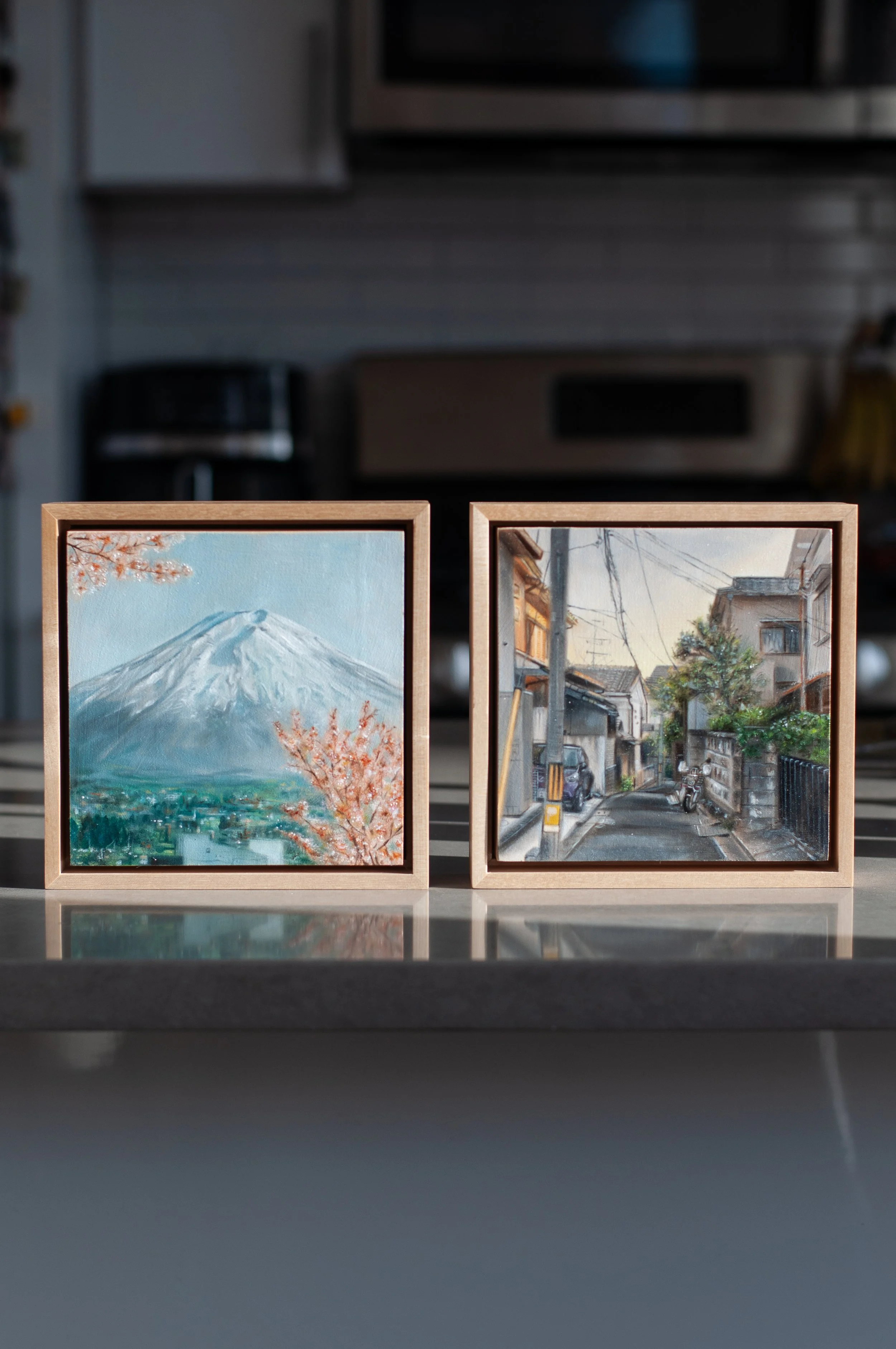 “Sakura Fuji” and "Kyoto Side Street"