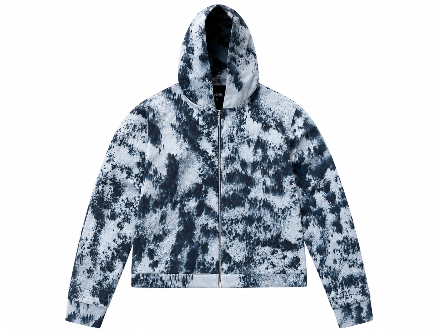 Heavy Mineral Washed Full Zip Hooded Jacket