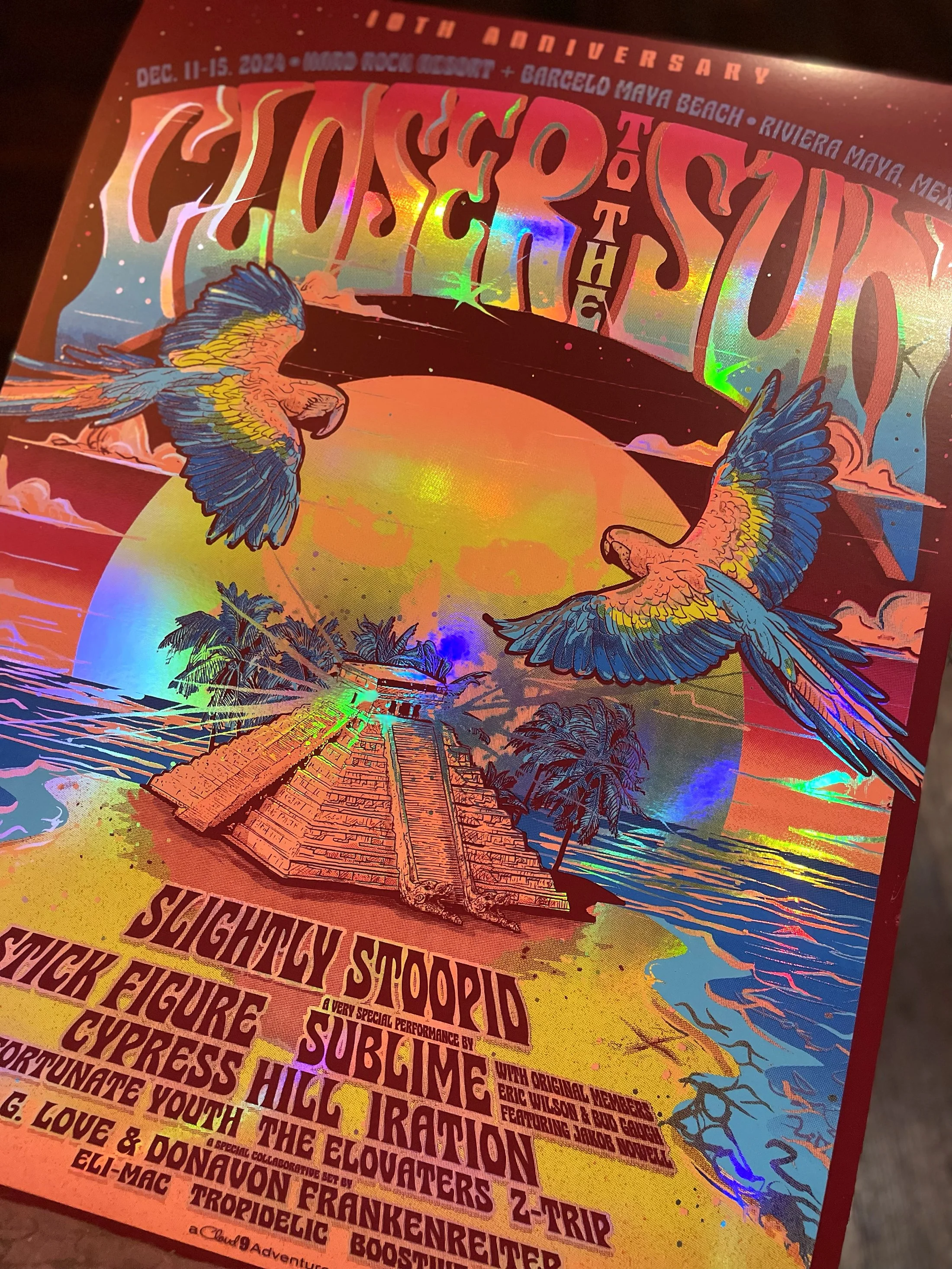 Foil CLOSER TO THE SUN 2024 (Riviera Maya, Mexico)