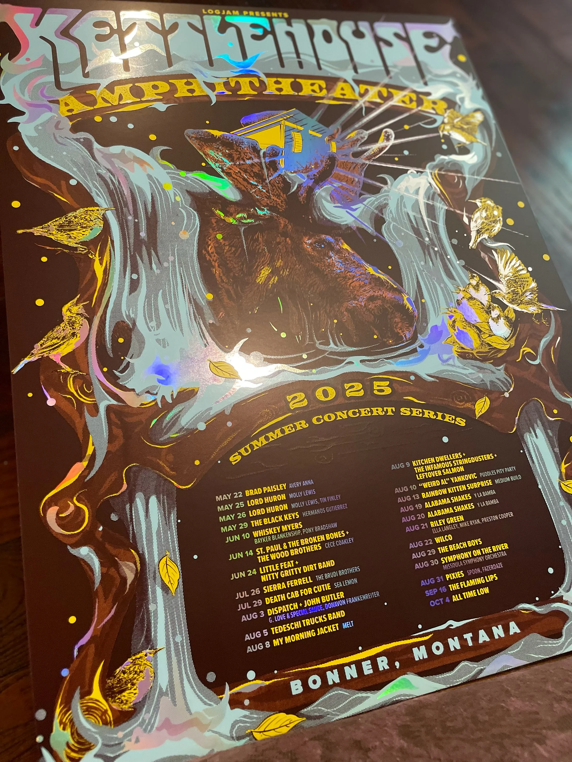 * Foil Kettlehouse Amphitheater 2025 Season (Bonner, Montana)