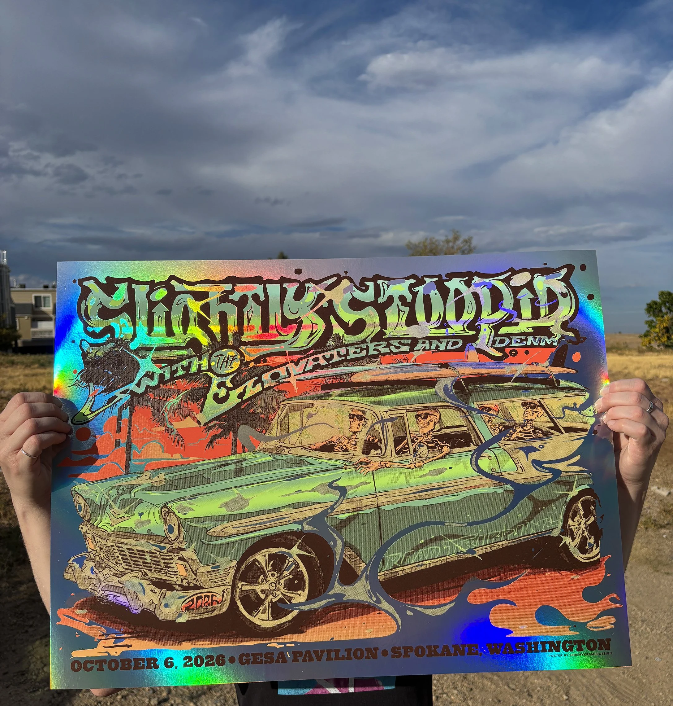 1 Left - Rainbow (UV) Foil SLIGHTLY STOOPID (Spokane WA / Oct. 6, 2026)