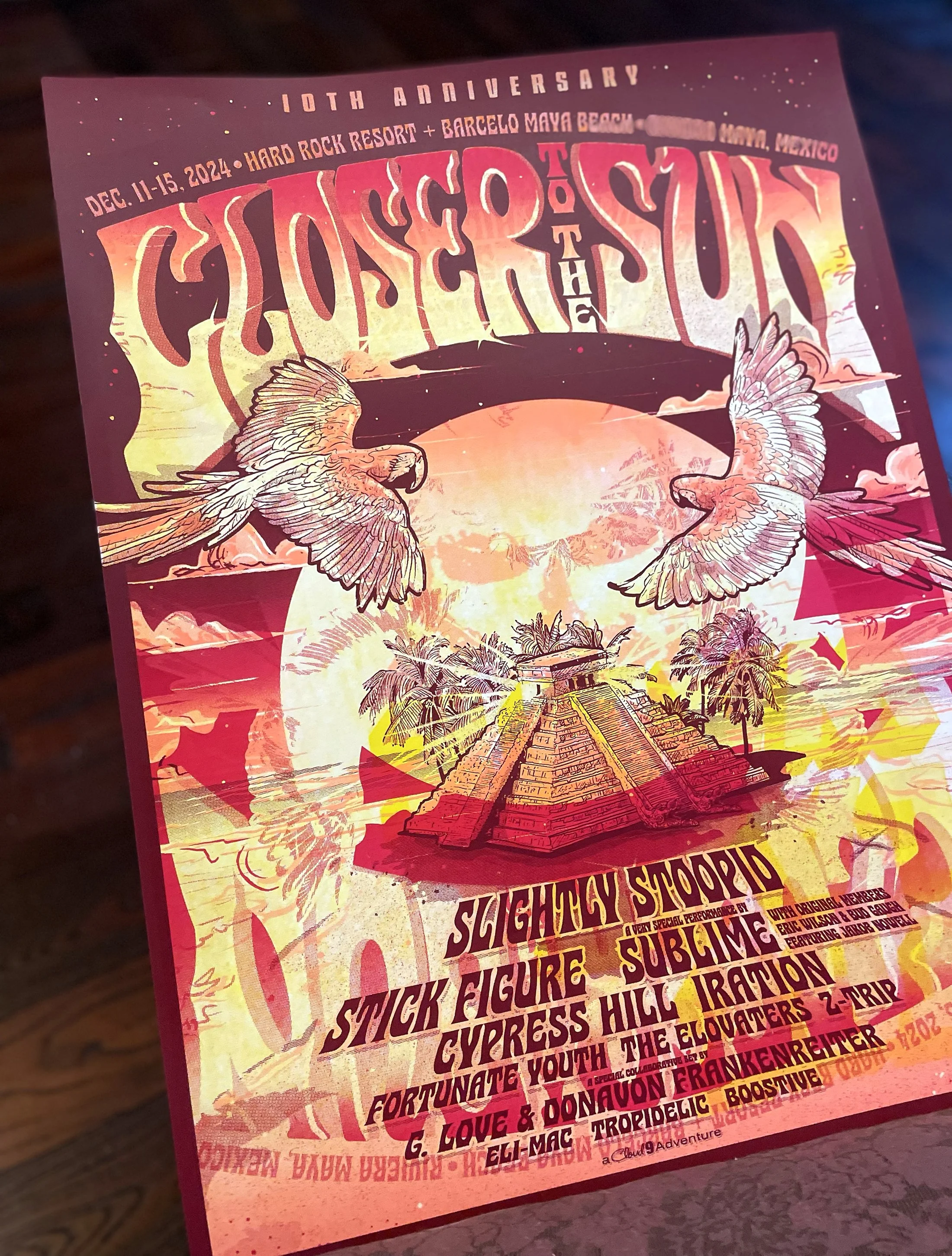 *(1/1) Test Print - CLOSER TO THE SUN 2024 (Riviera Maya, Mexico)