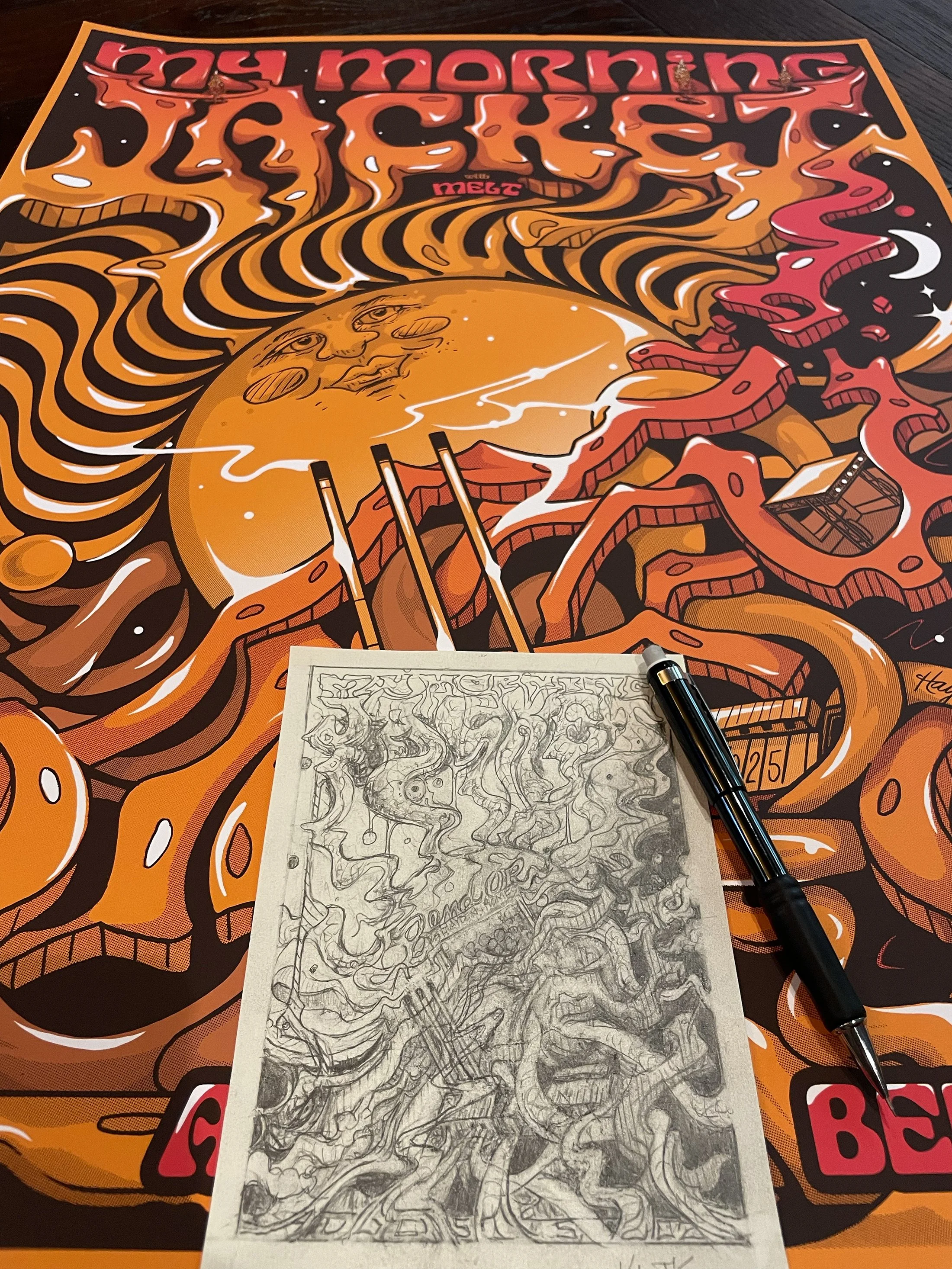 1/1 Original Concept Sketch (My Morning Jacket)