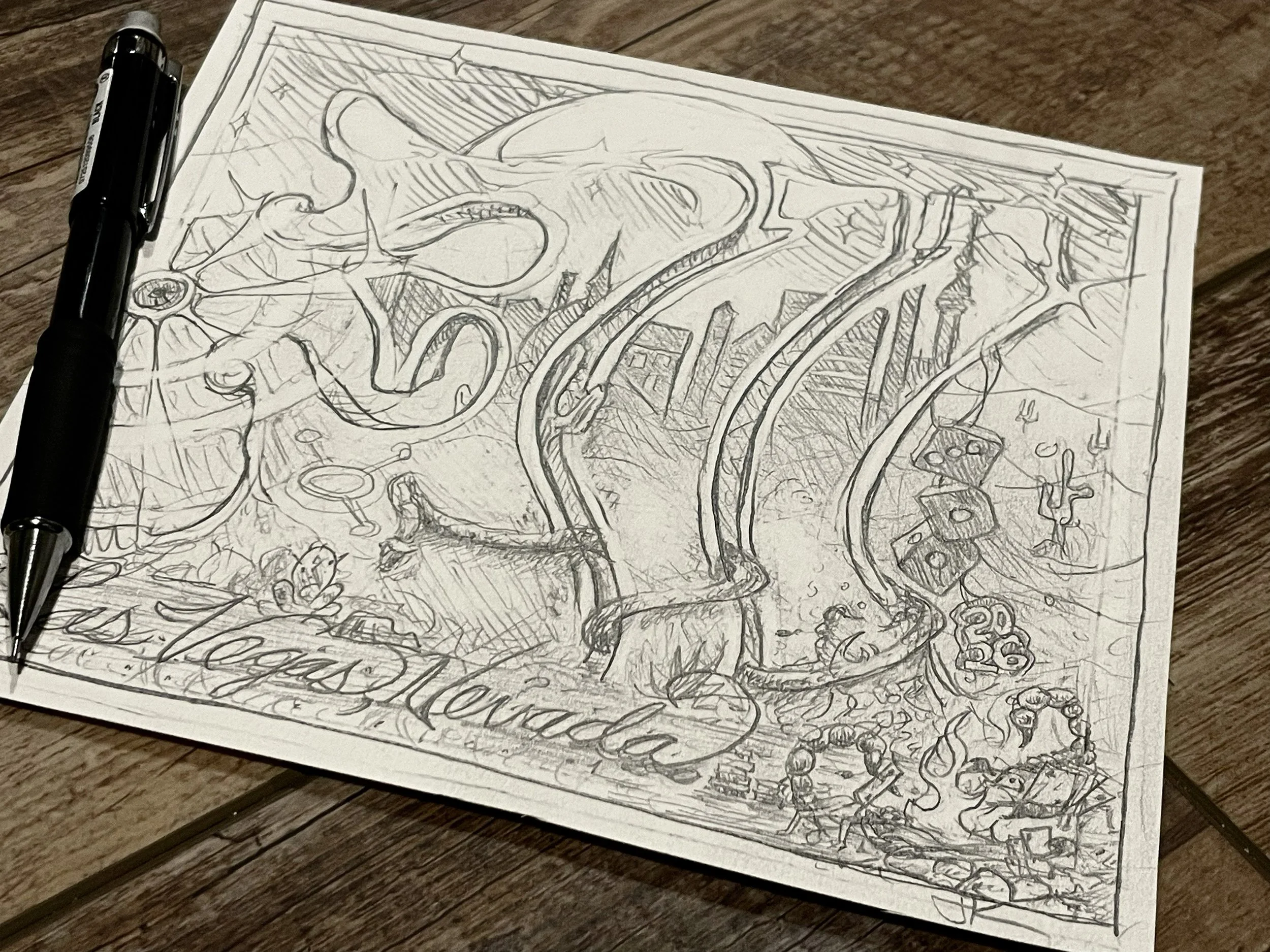 * 1/1 Original Concept Sketch ROAD TO 311 (March 1 - 3 / California)