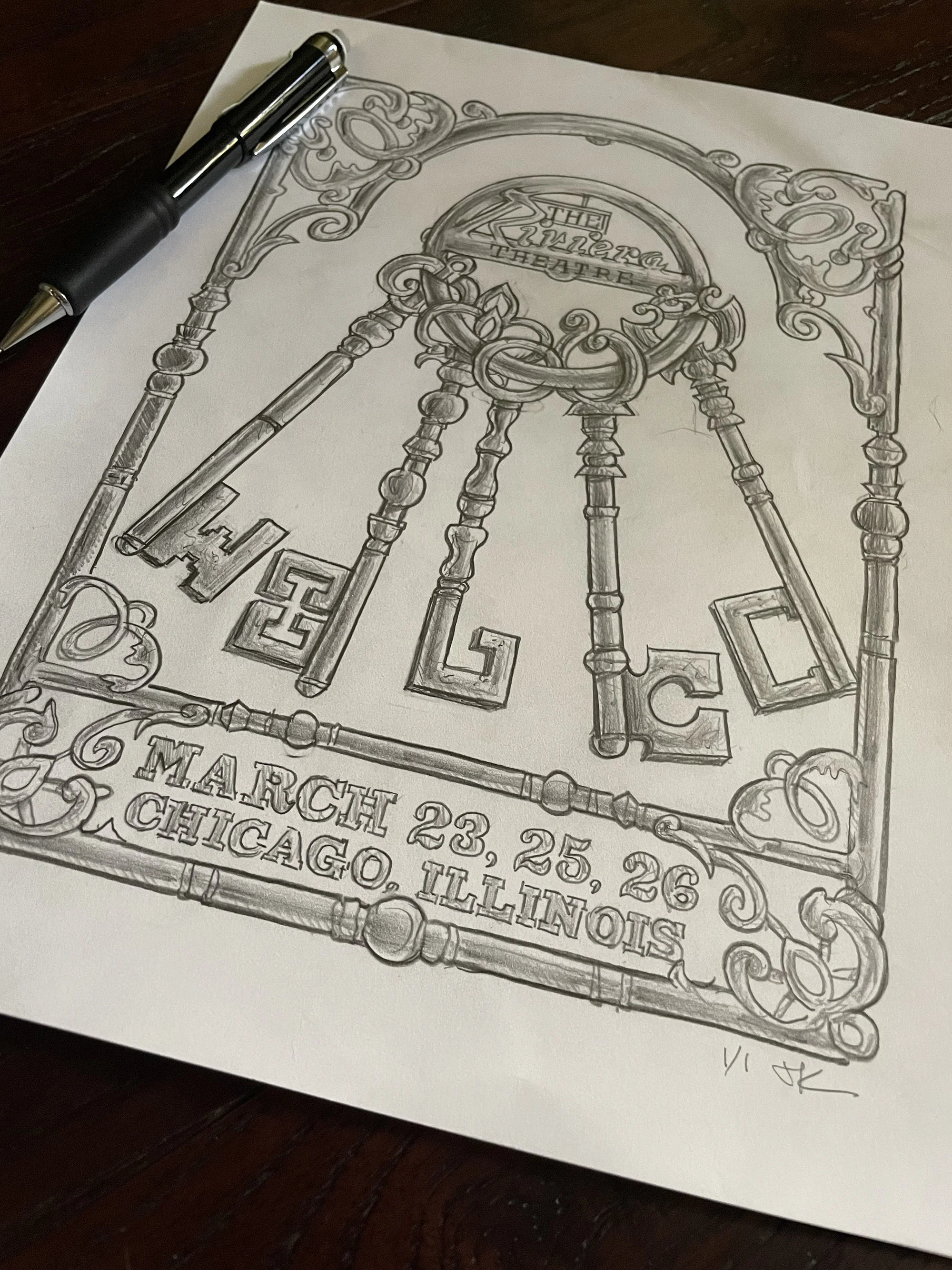 WILCO Chicago 2023 Sketch