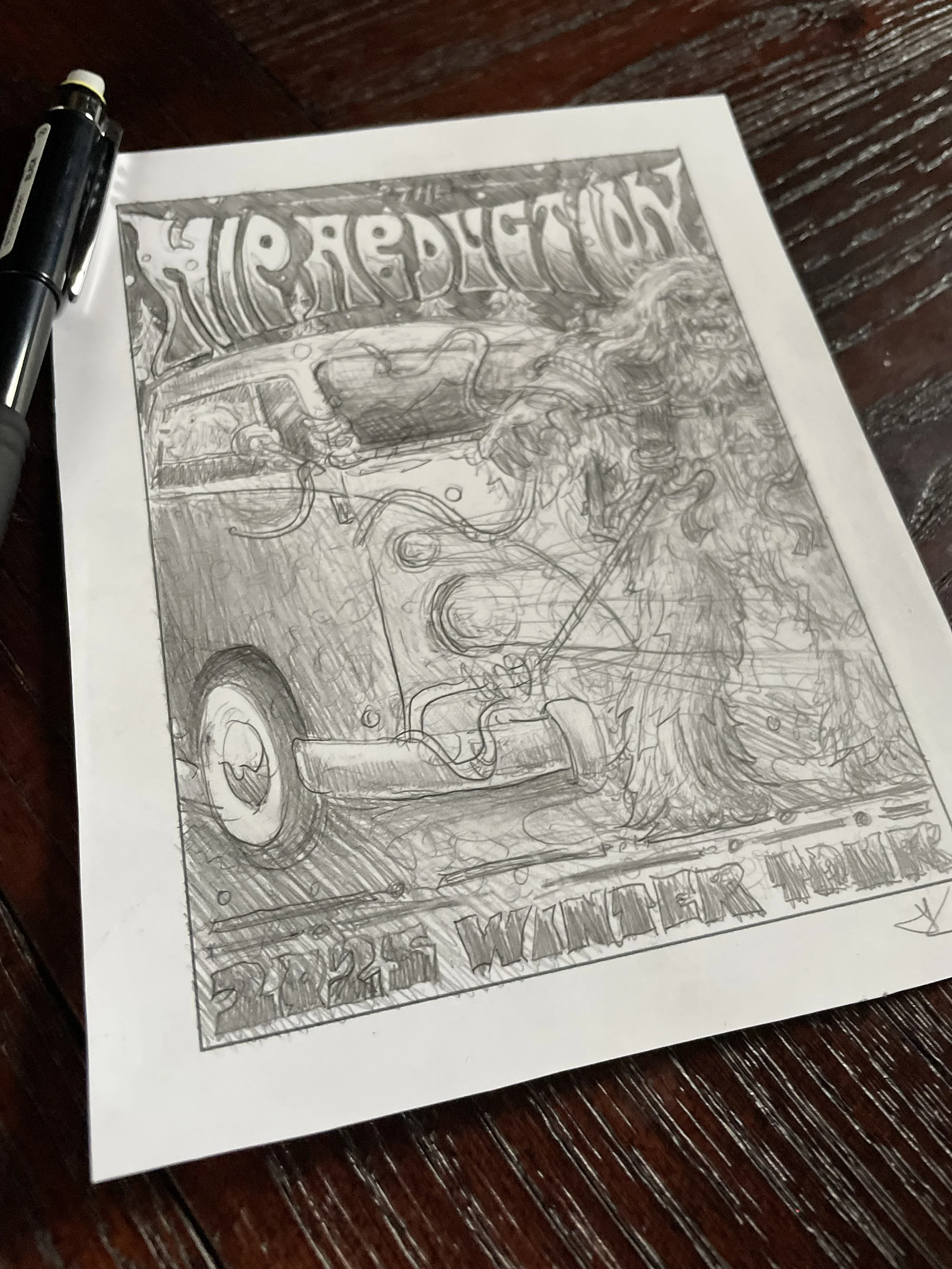 Original Concept Sketch - The Hip Abduction (Winter Tour 2025)