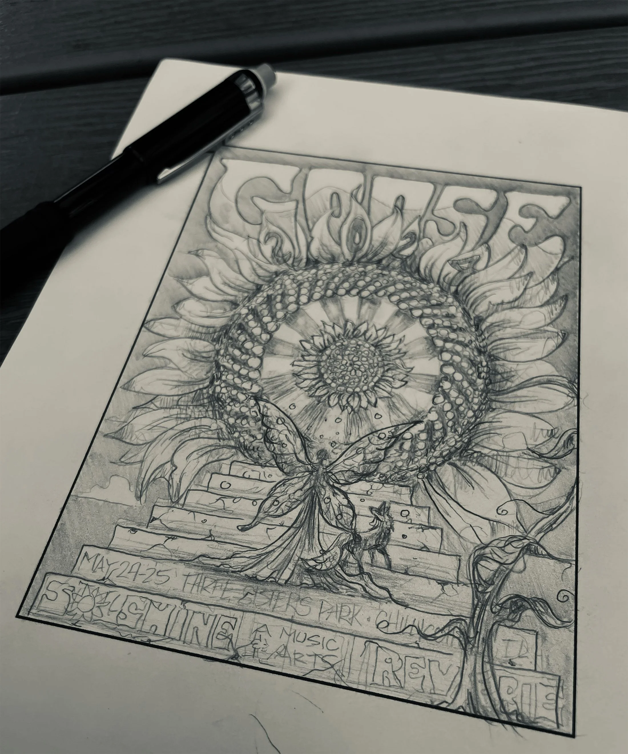 Original Concept Sketch - GOOSE SOLSHINE 2024