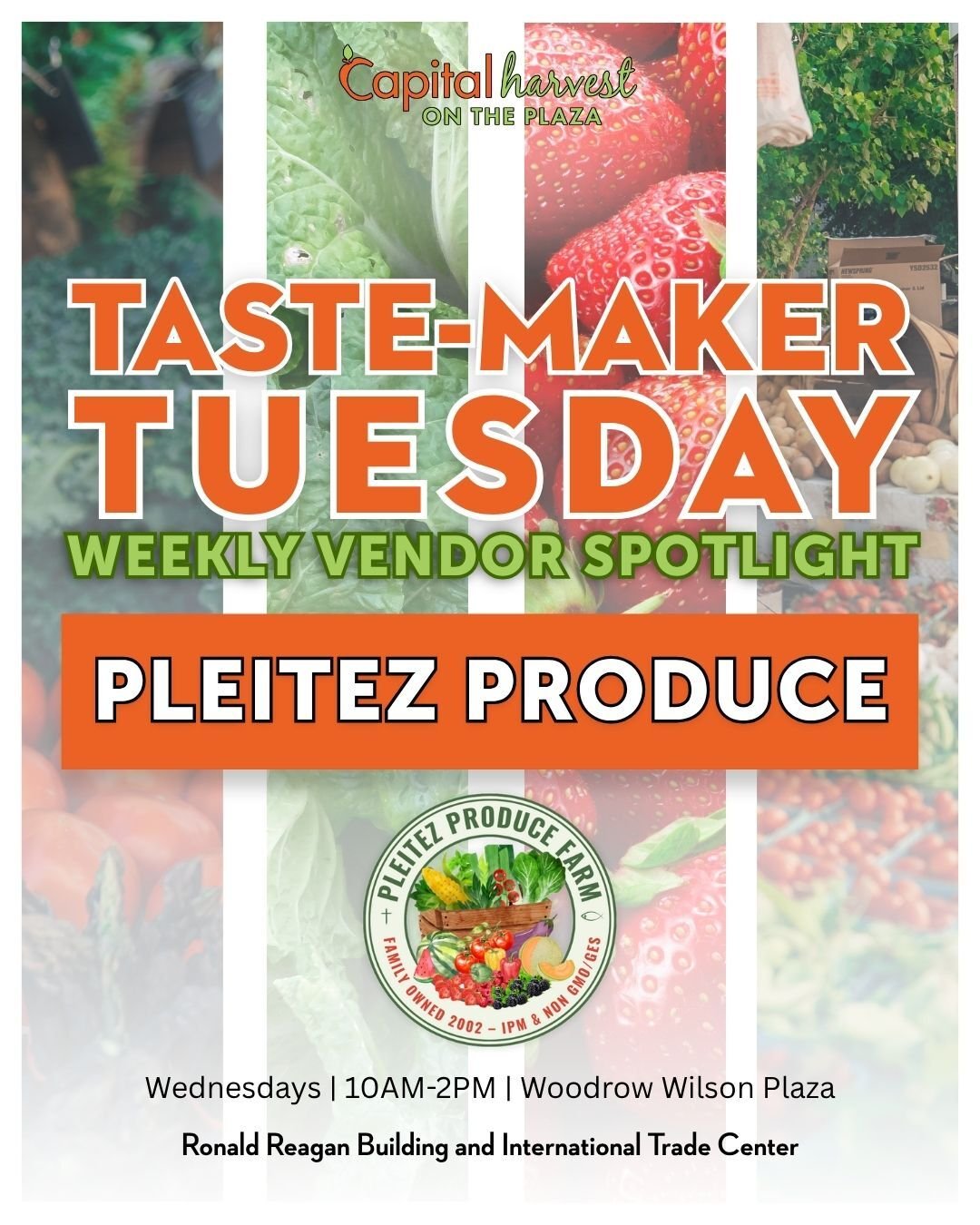 🌿 Vendor Spotlight: @pleitezproducefarm 🌿

Family-owned and rooted in King George County, VA, Pleitez Produce has been growing farm-fresh fruits and veggies from A to Z &mdash; asparagus to zucchini &mdash; since 2002! 🍓🥒

Using sustainable, non-