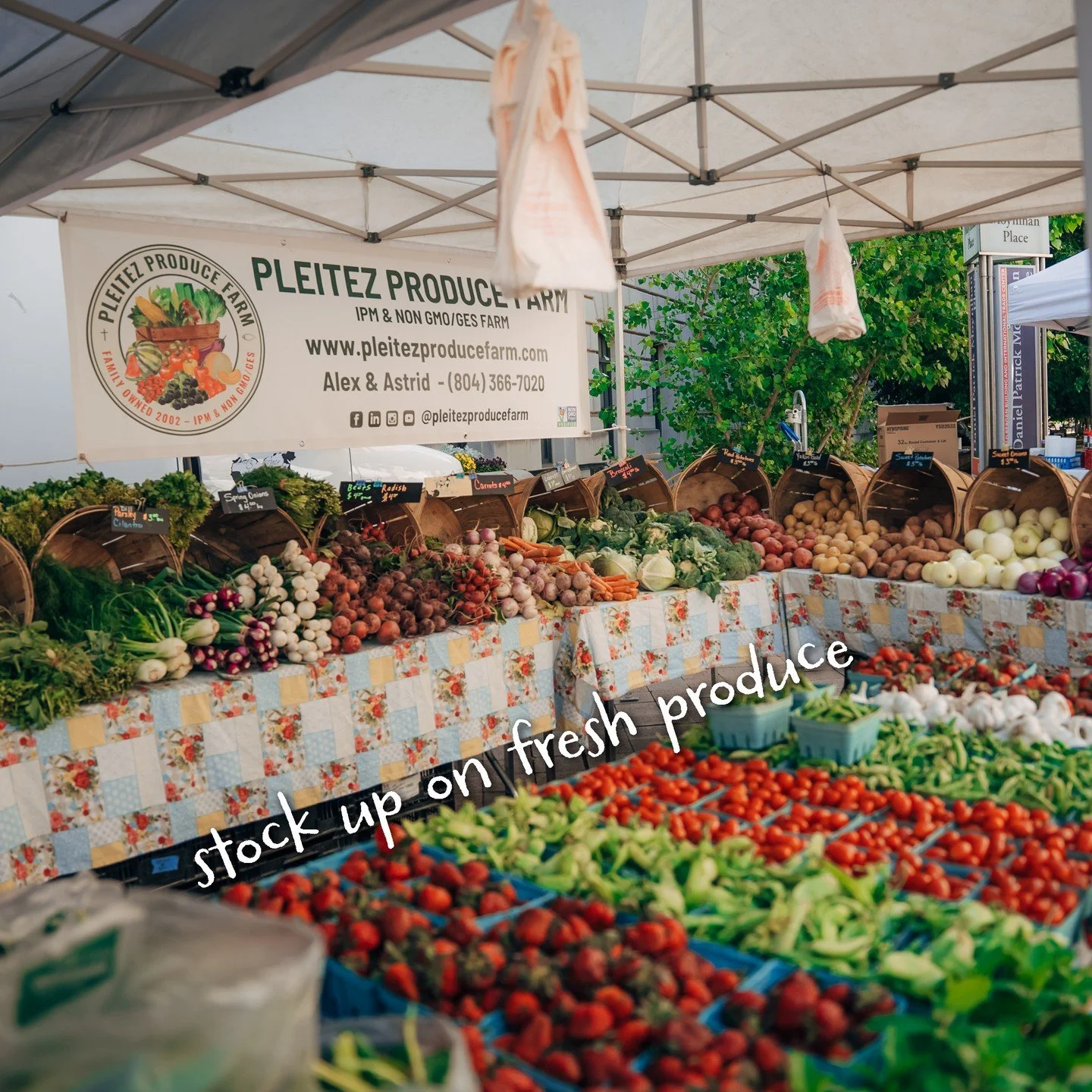 We&rsquo;re back at Wilson Plaza tomorrow and we&rsquo;re soaking up every bit of sunshine the season brings!

Join us this Wednesday to:
🍅 Stock up on fresh produce
🍪 Savor local treats and global flavors from some of the DMV&rsquo;s favorite smal