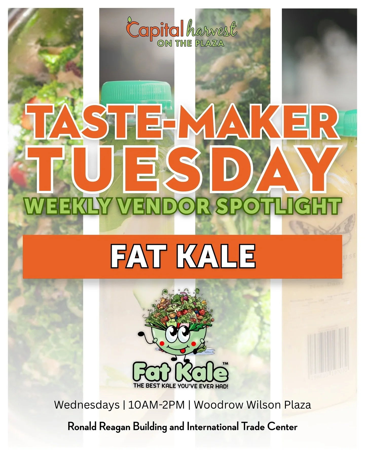 Greens just got BOLD at CHoP THIS Wednesday! 🥬🔥

Say hello to Fat Kale &mdash; the culinary fanatics flipping the script on your average salad. From loaded kale bowls to crispy chickpeas and crave-worthy dressings, every bite is vibrant, hearty, an