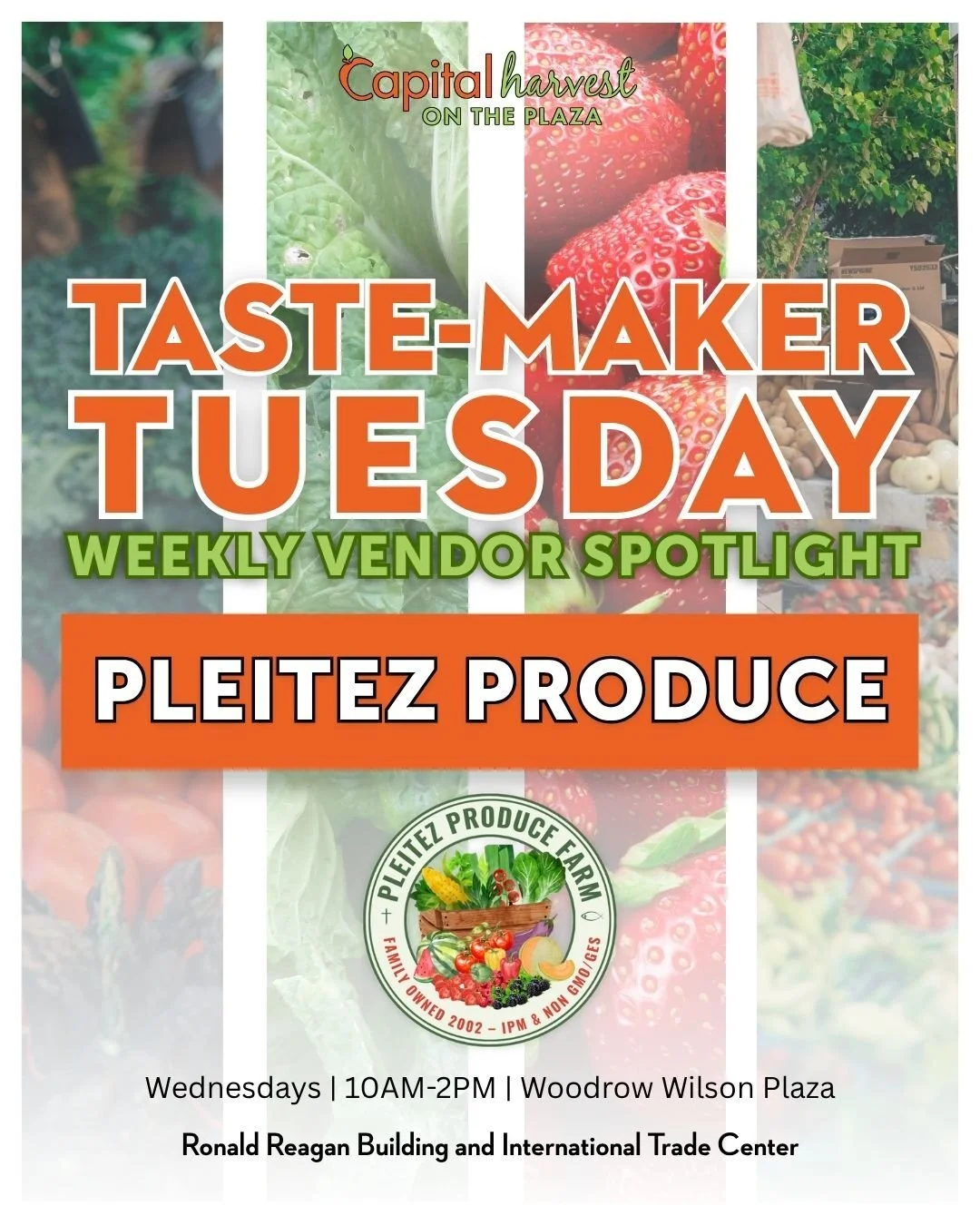🌿 Vendor Spotlight: @pleitezproducefarm 🌿

Family-owned and rooted in King George County, VA, Pleitez Produce has been growing farm-fresh fruits and veggies from A to Z &mdash; asparagus to zucchini &mdash; since 2002! 🍓🥒

Using sustainable, non-