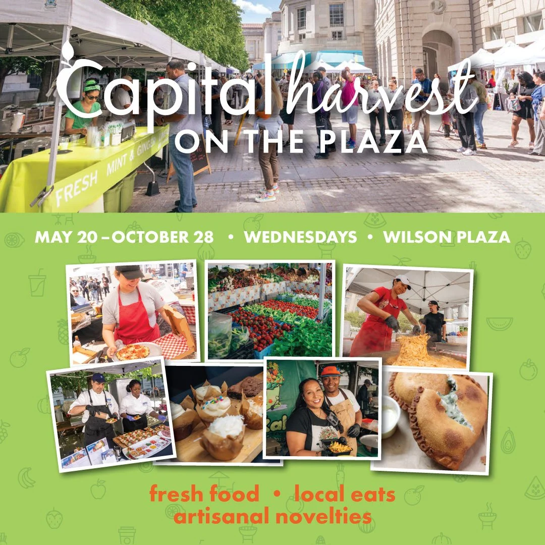 Today&rsquo;s the day! Capital Harvest on the Plaza (CHoP) officially kicks off its 18th season on Wilson Plaza from 10 a.m. to 2 p.m. Stop by to shop fresh produce, enjoy globally inspired cuisine, discover handcrafted goods from local vendors, and 