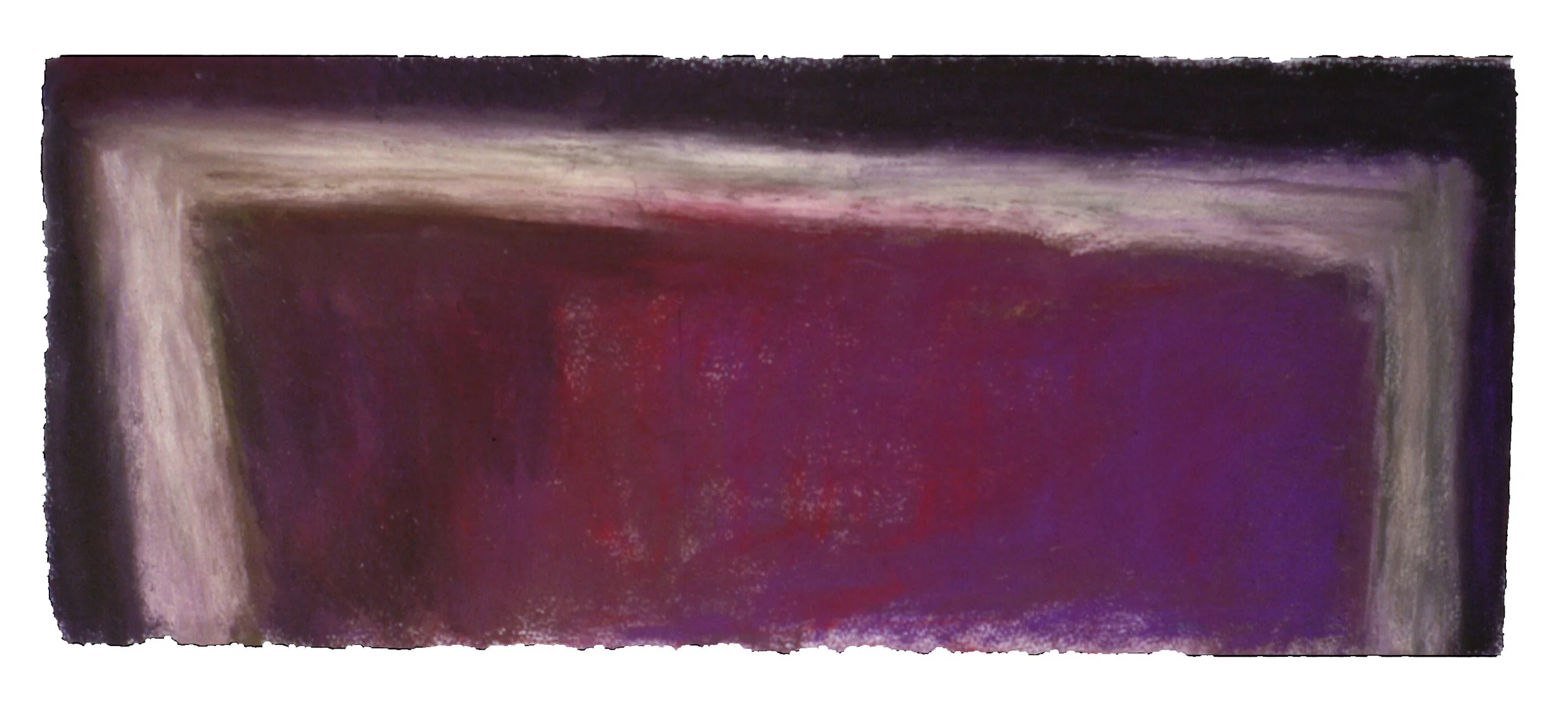 Chair 6* 12" x 31.5" Pastel on paper 2001 * Shown at The Pastel National 2002 Wichita Center for the arts, Wichita, KS. Juried by Wolf Kahn.