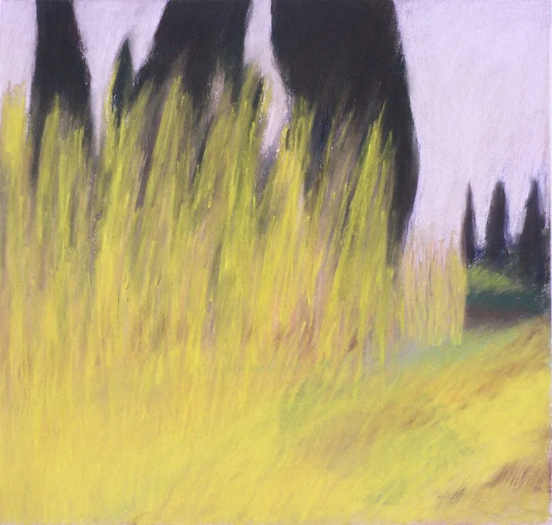 Travels in the South of France 8 (1990)  I  Pastel on paper  I  16x16 5/8 in.