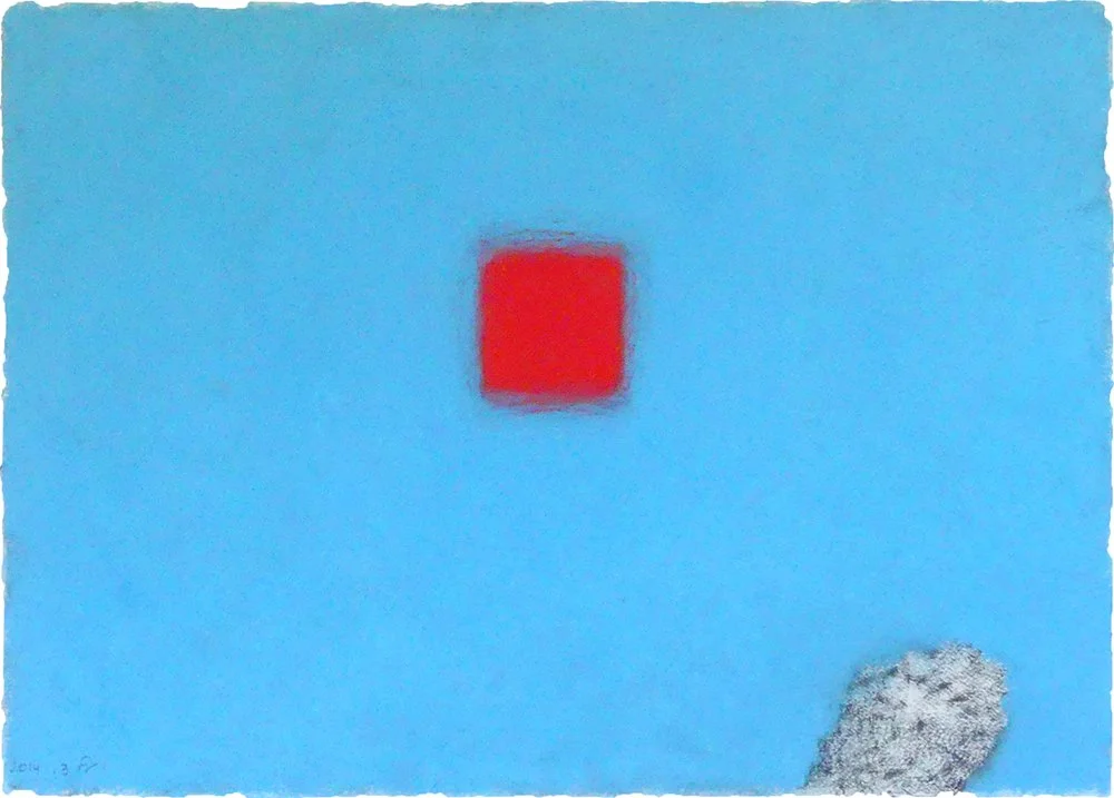 Red Pools 5 (2014)  I  Pastel on paper  I  18x26 1/2 in.