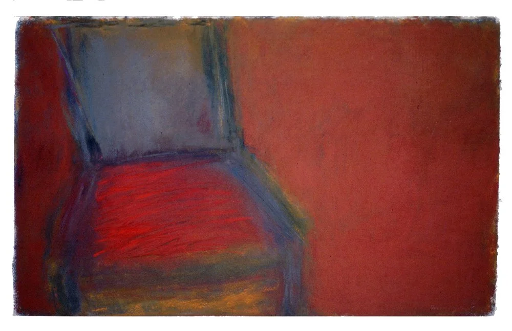 Chair 6 (2001)  I  Pastel on paper  I  24x40 1/2 in.