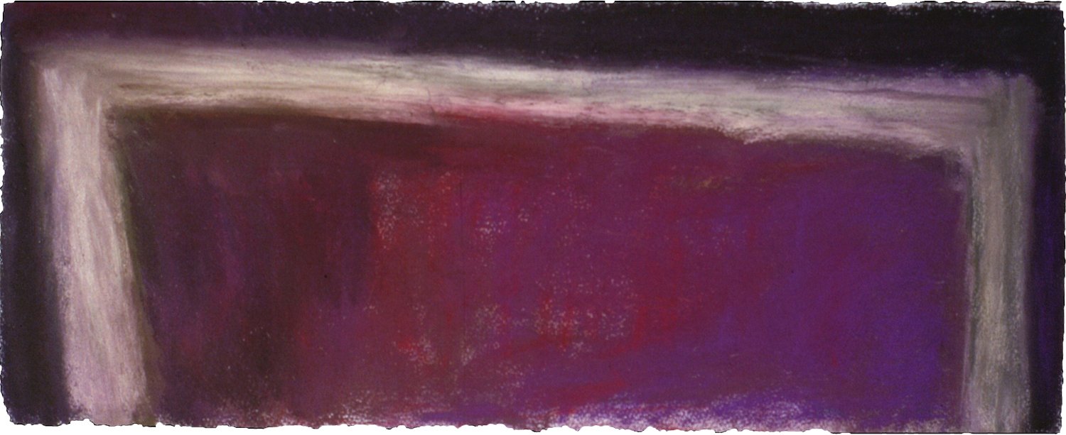 Chair 7 (2001)  I  Pastel on paper  I  12x31 1/2 in.