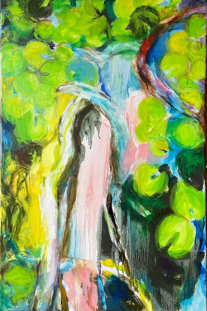 Float #7 (2022)  I  Oil on canvas  I  36x24 in.