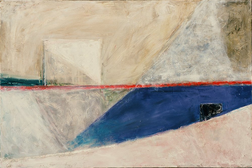Home & Sea 2 (1989)  I  Oil on canvas  I 36x54 in.