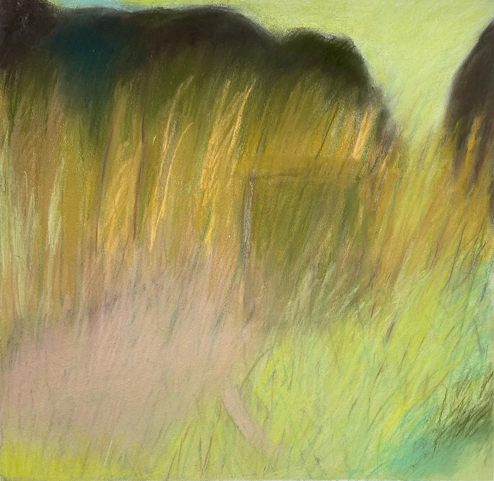 Travels in the South of France 10 (1991)  I  Pastel on paper  I  17 1/16x16 7/8 in.  I  SOLD