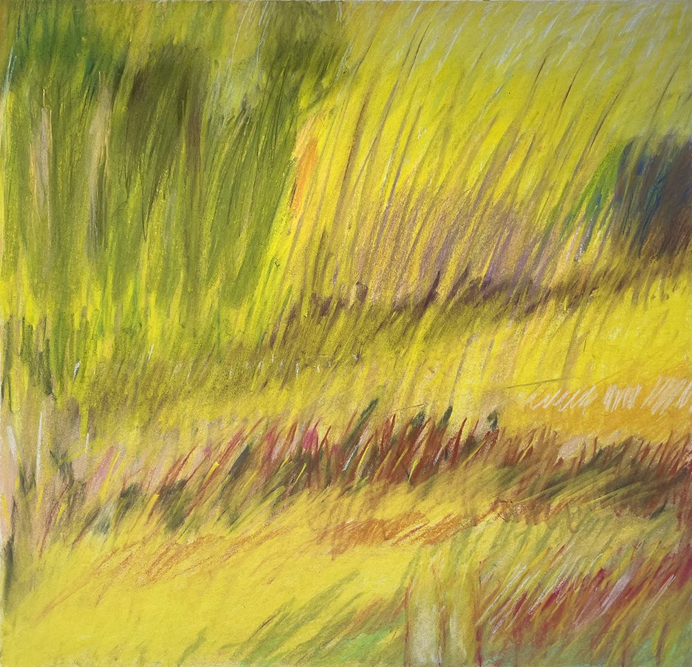 Travels in the South of France 13 (1991)  I  Pastel on paper  I  17 1/16x16 7/8 in. 