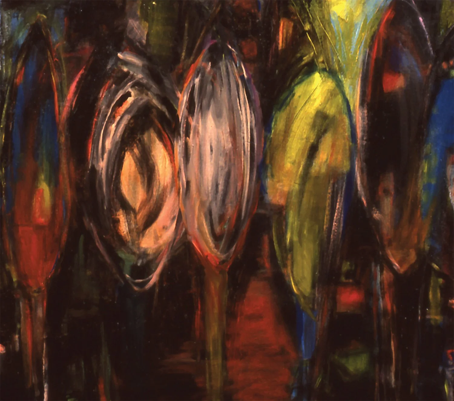 Snapshots in the Dark 3 (1990)  I  Oil on canvas  I  26x28 in.