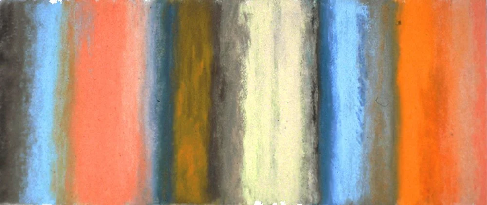 Forces of Nature 4 (2004)  I Pastel on paper I  17x40 in.