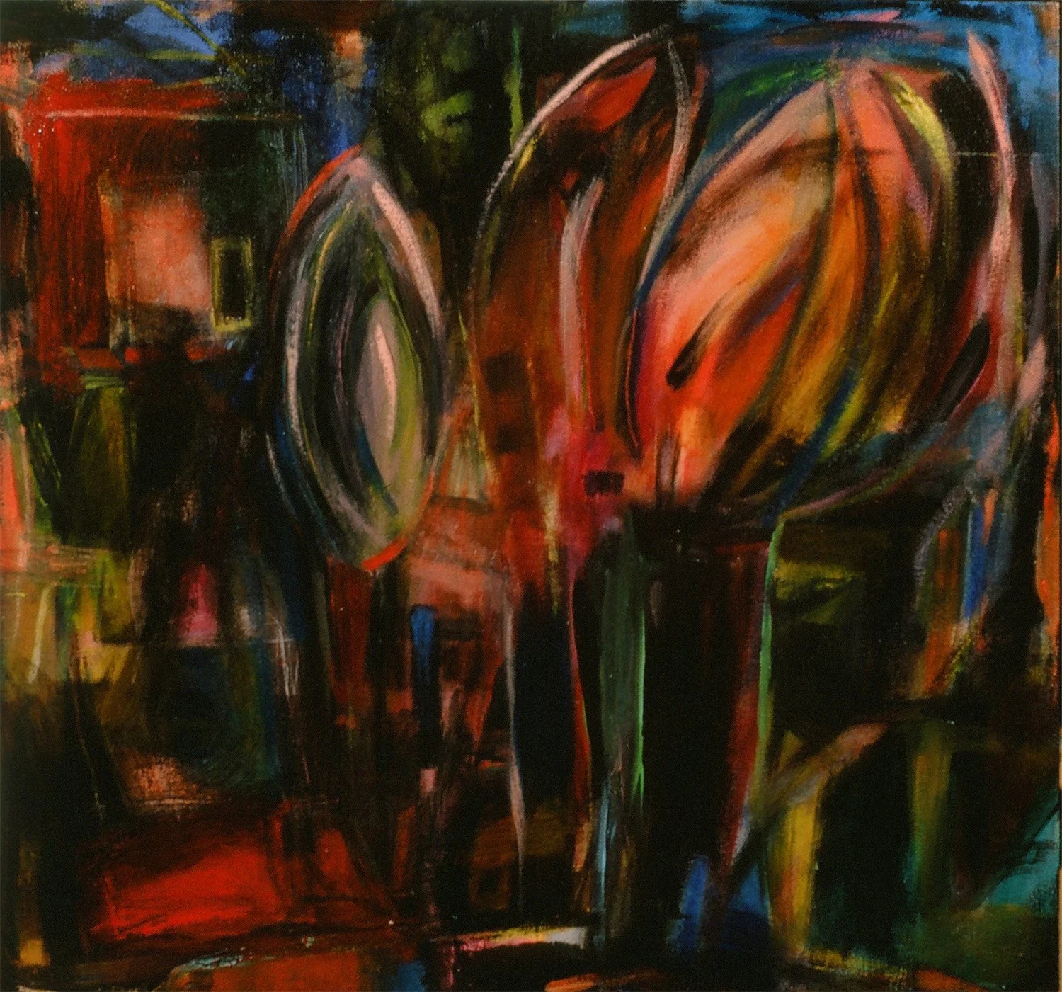 Snapshots in the Dark 11 (1991)  I  Oil on canvas  I  26x28 in.