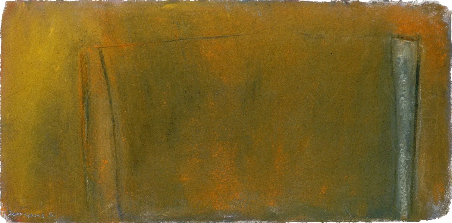 Chair 4 (2001)  I  Pastel on paper  I  8x17 in.