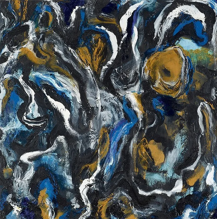 Galapagos Memory: The Uncertainty of Form 8 (2016-2016)  I  Oil on canvas  I  20x20 in.  I  SOLD