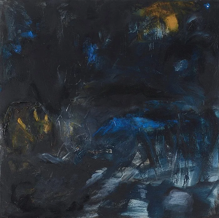 Galapagos Memory: The Uncertainty of Form 1 (2015)  I  Oil on canvas  I  20x20 in.