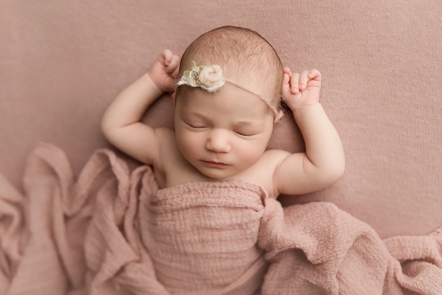 Jessica Fenfert Baltimore Maryland Newborn Photographer pink