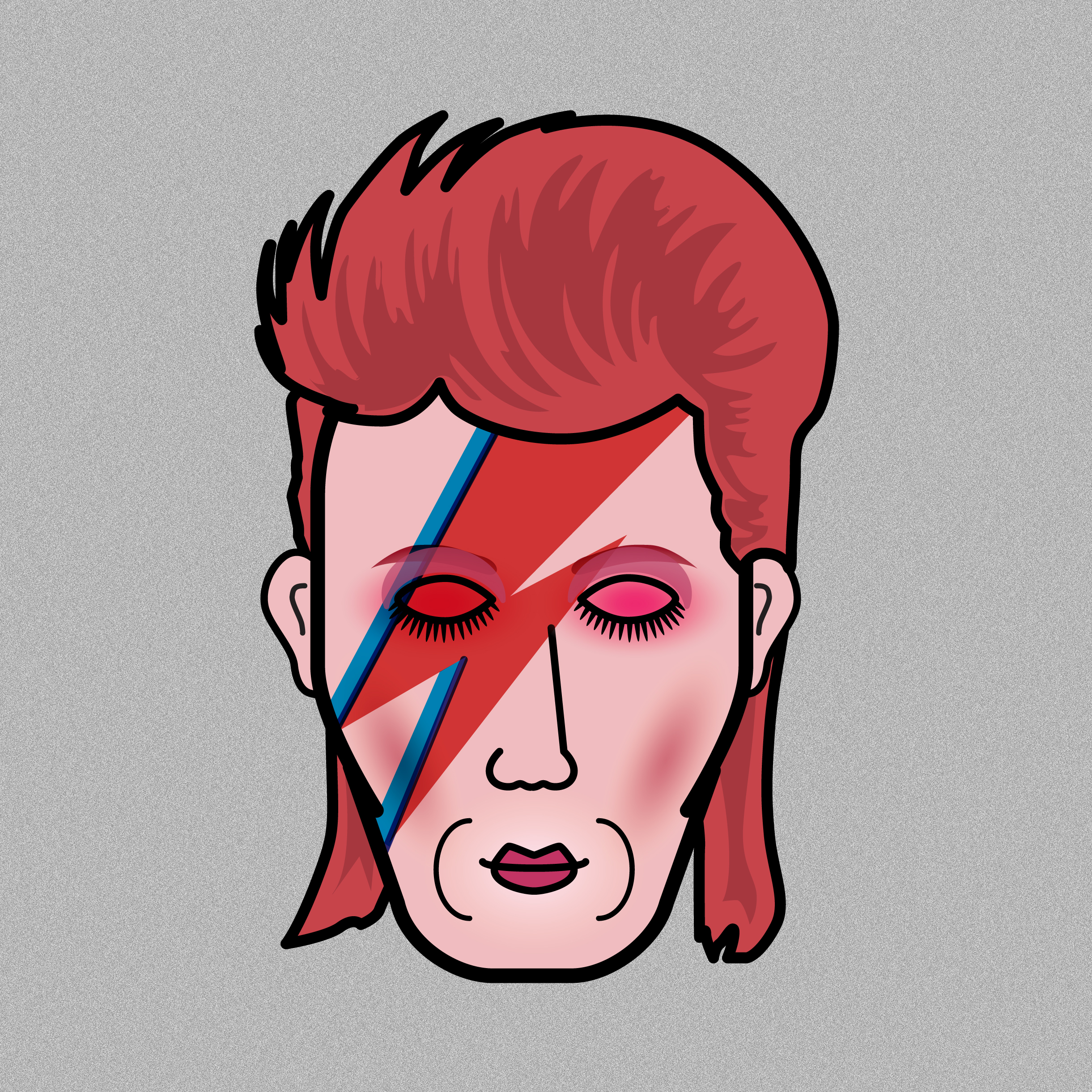David Bowie légende HOMMAGE NON OFFICIEL Ziggy Aladdin Baby Grow Babygrow Cadeau 