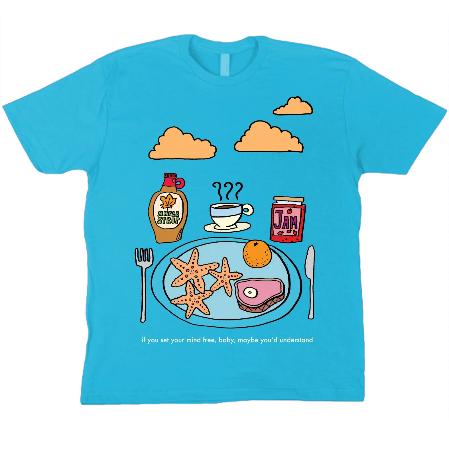 Starfish and Coffee Kids T-Shirt 