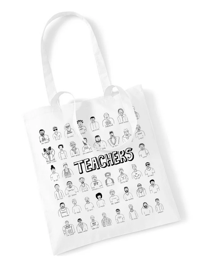 Daft Punk's Teachers Tote Bag