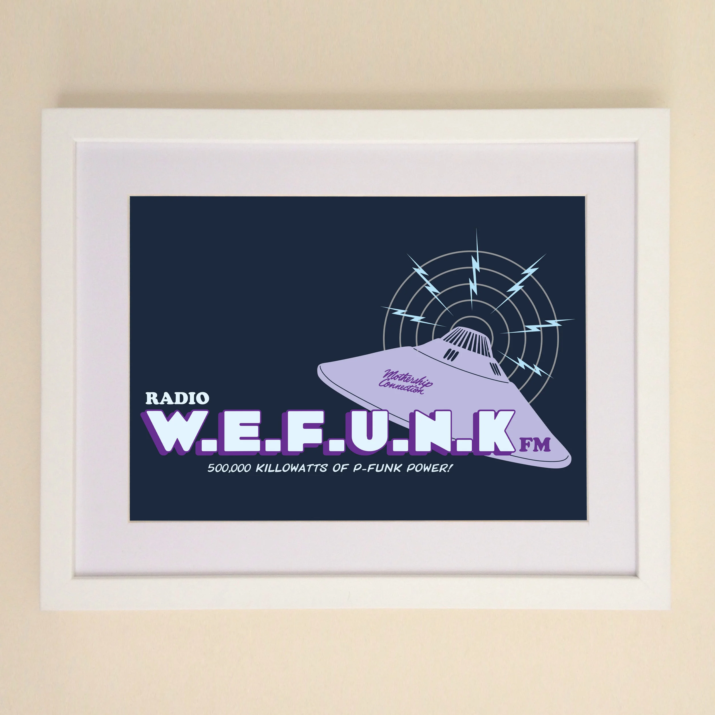 WEFUNK Art Print available in A4 or A3 printed on Archival Matte Paper