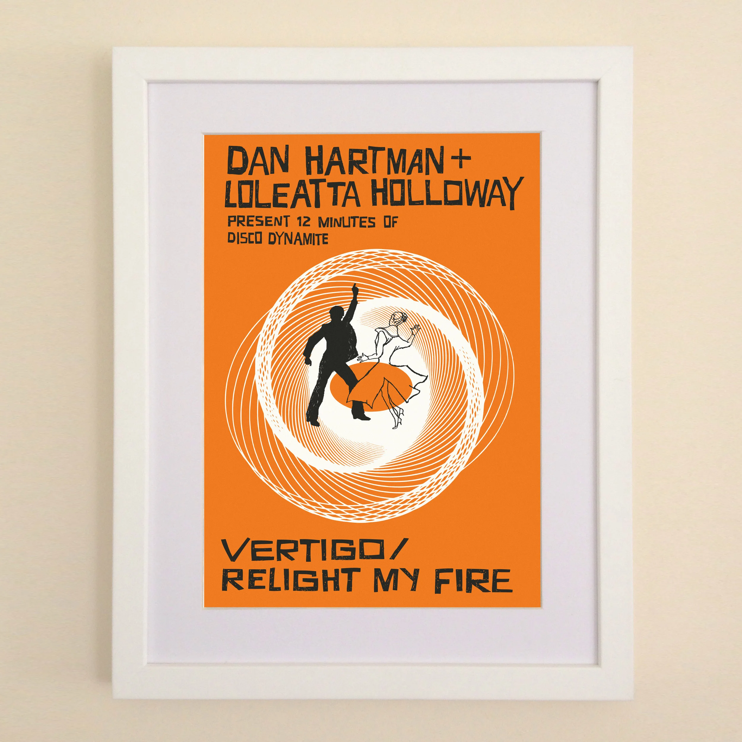 Vertigo / Relight My Fire Art Print available in A4 or A3 printed on Archival Matte Paper