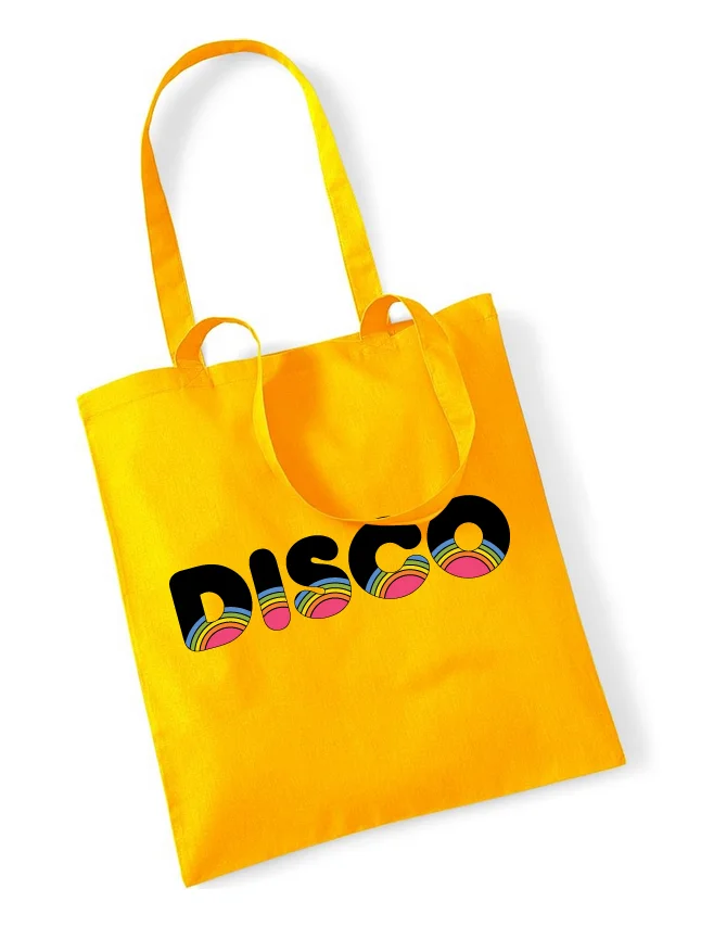 Rainbow Disco Tote Bag