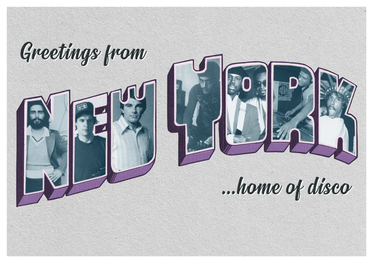 Greetings From New York Art Print available in A4 or A3 printed on Archival Matte Paper