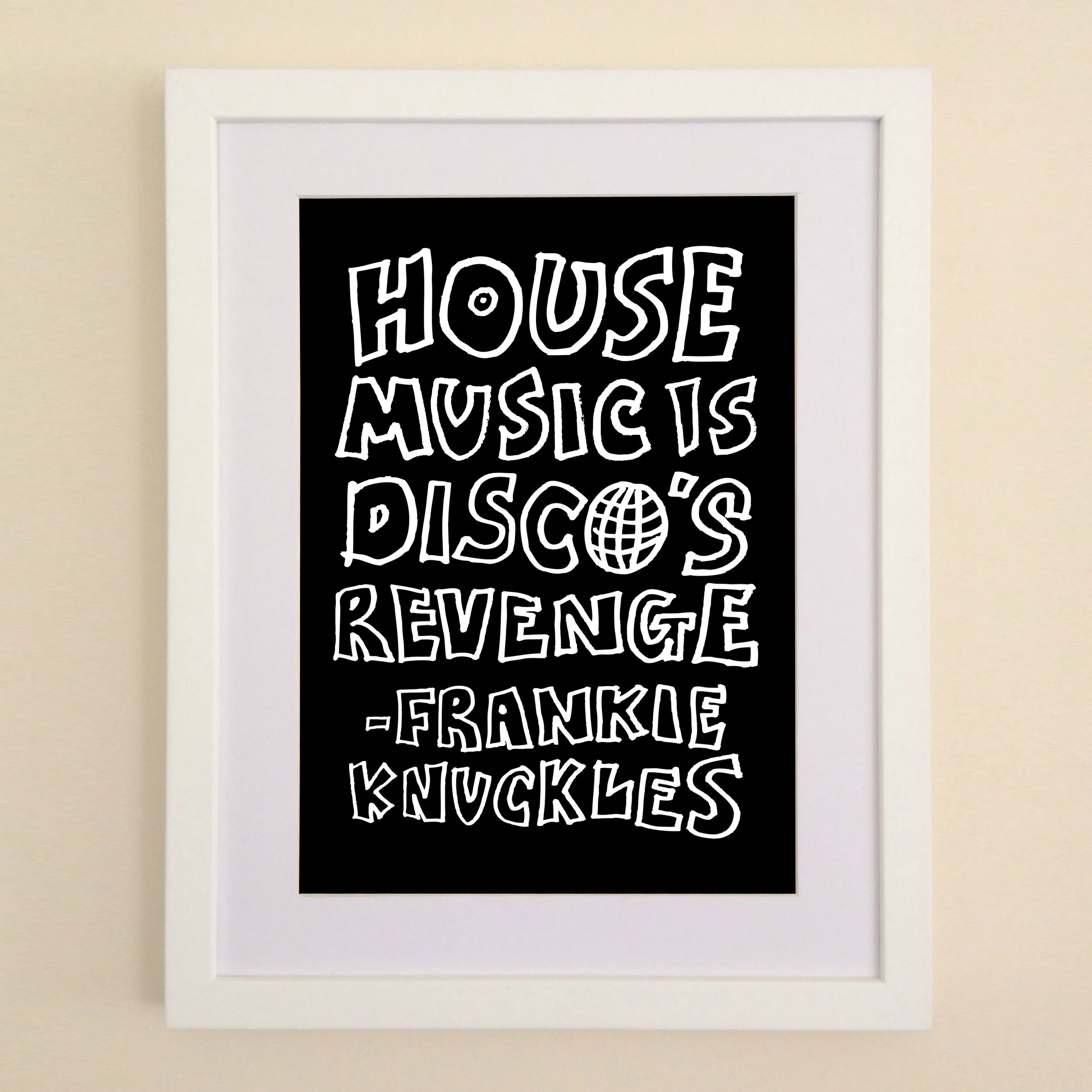 Disco's Revenge Art Print available in A4 or A3 printed on Archival Matte Paper