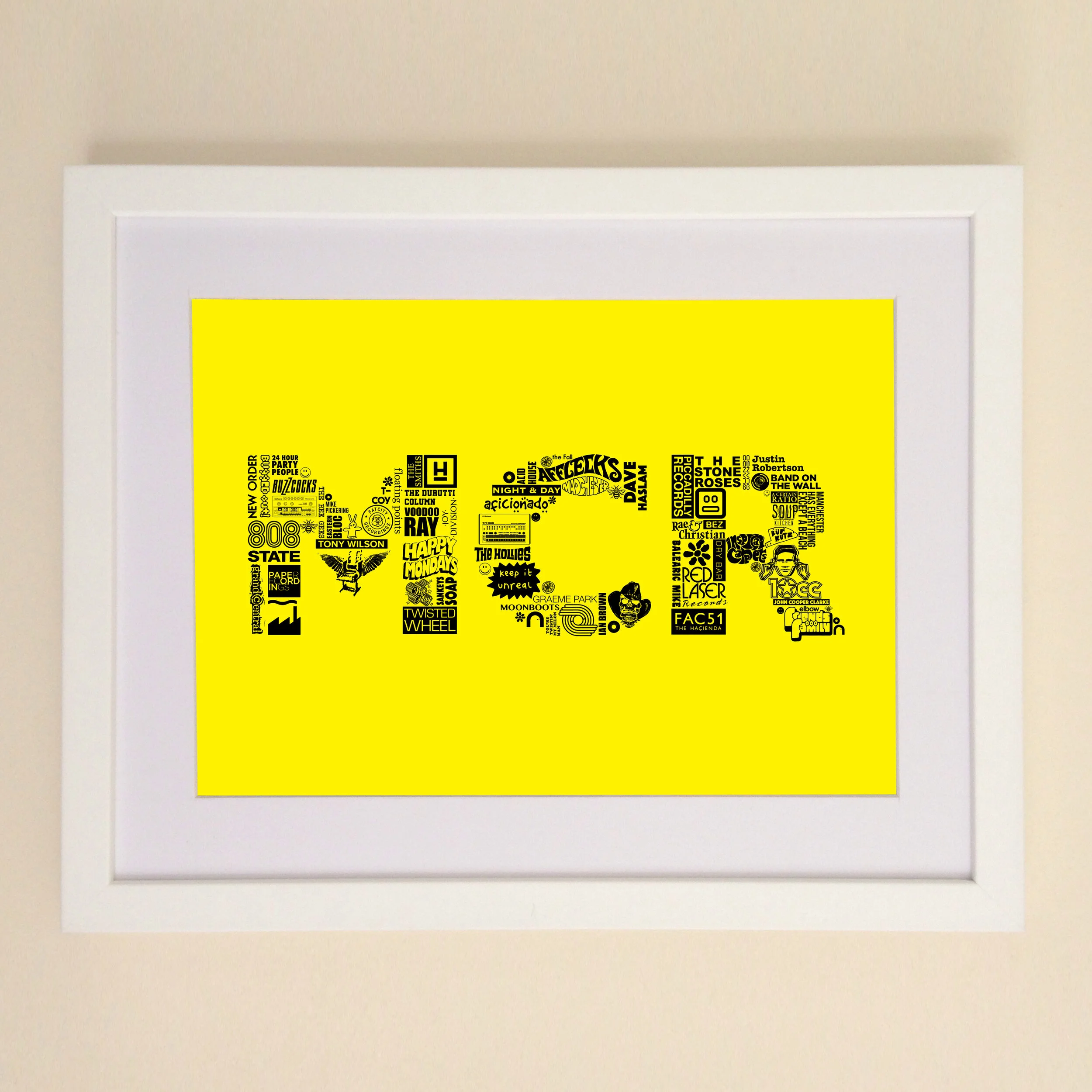 An Ode To Manchester available in A4 or A3 printed on Archival Matte Paper