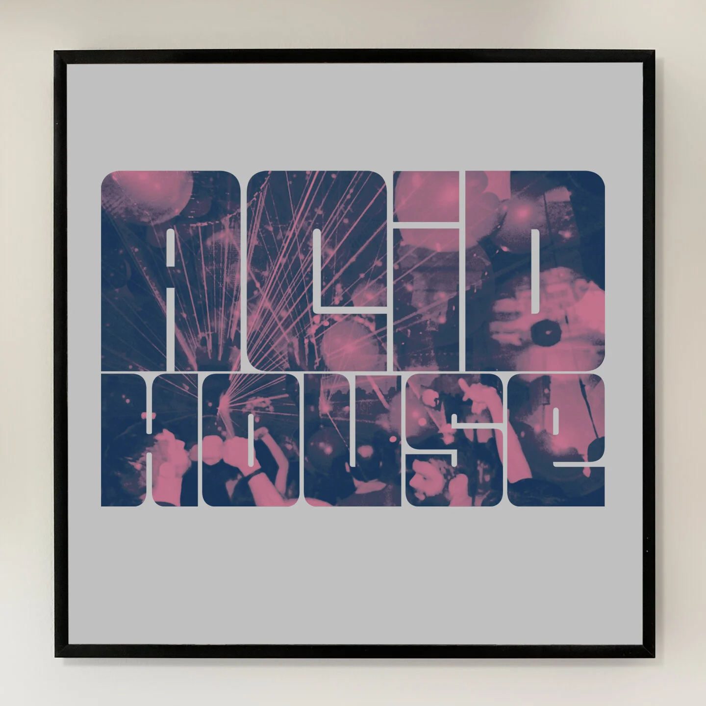 Acidhaus 12x12 inch Art Print printed on Archival Matte Paper