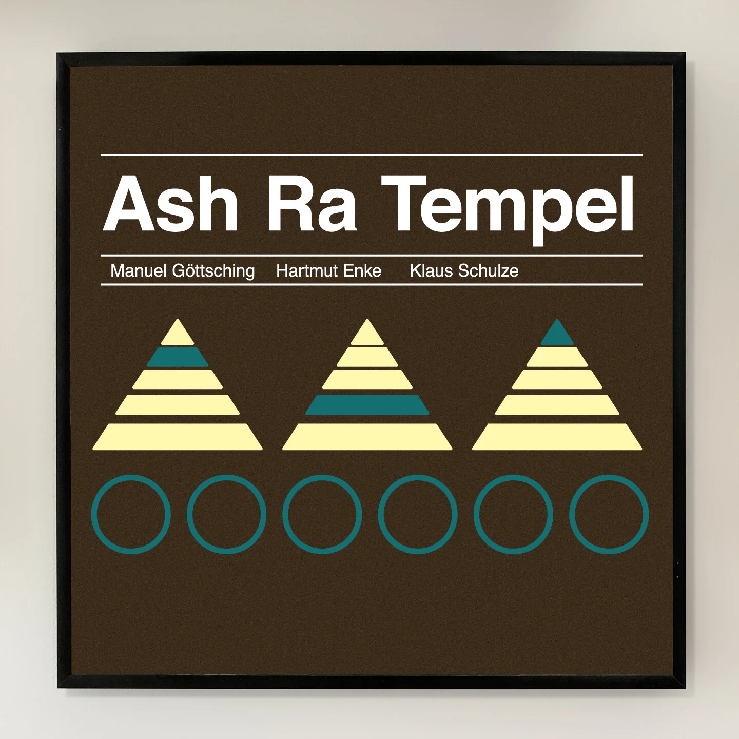 Ash Ra Tempel 12x12 inch Art Print printed on Archival Matte Paper