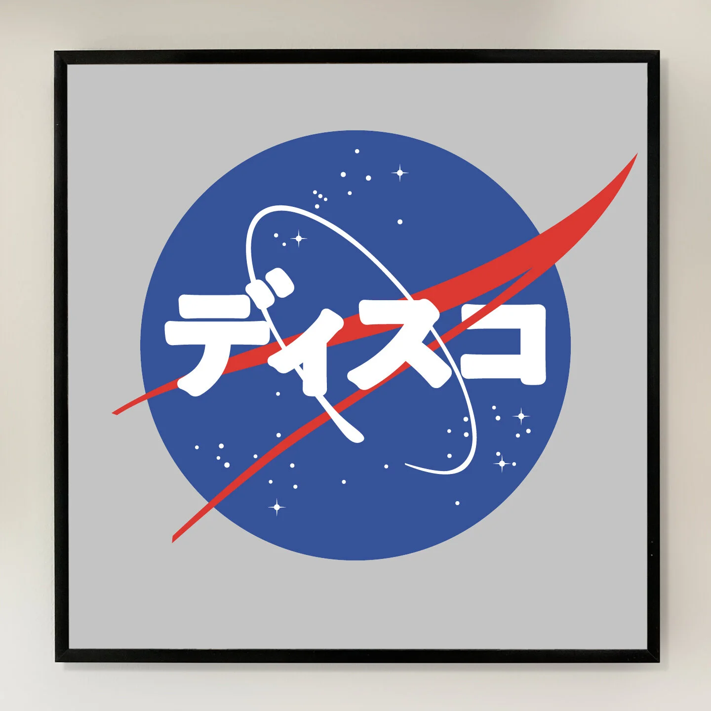 Disco (Cosmic) Japanese 12x12 inch Art Print printed on Archival Matte Paper