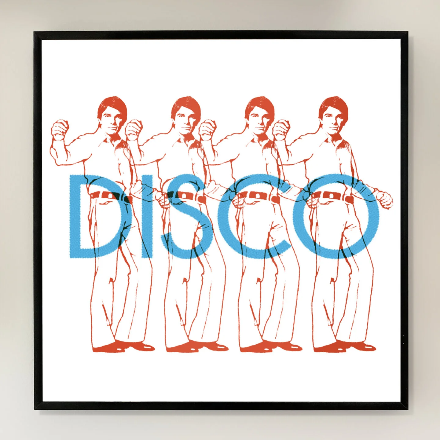 Disco Moulton 12x12 inch Art Print printed on Archival Matte Paper