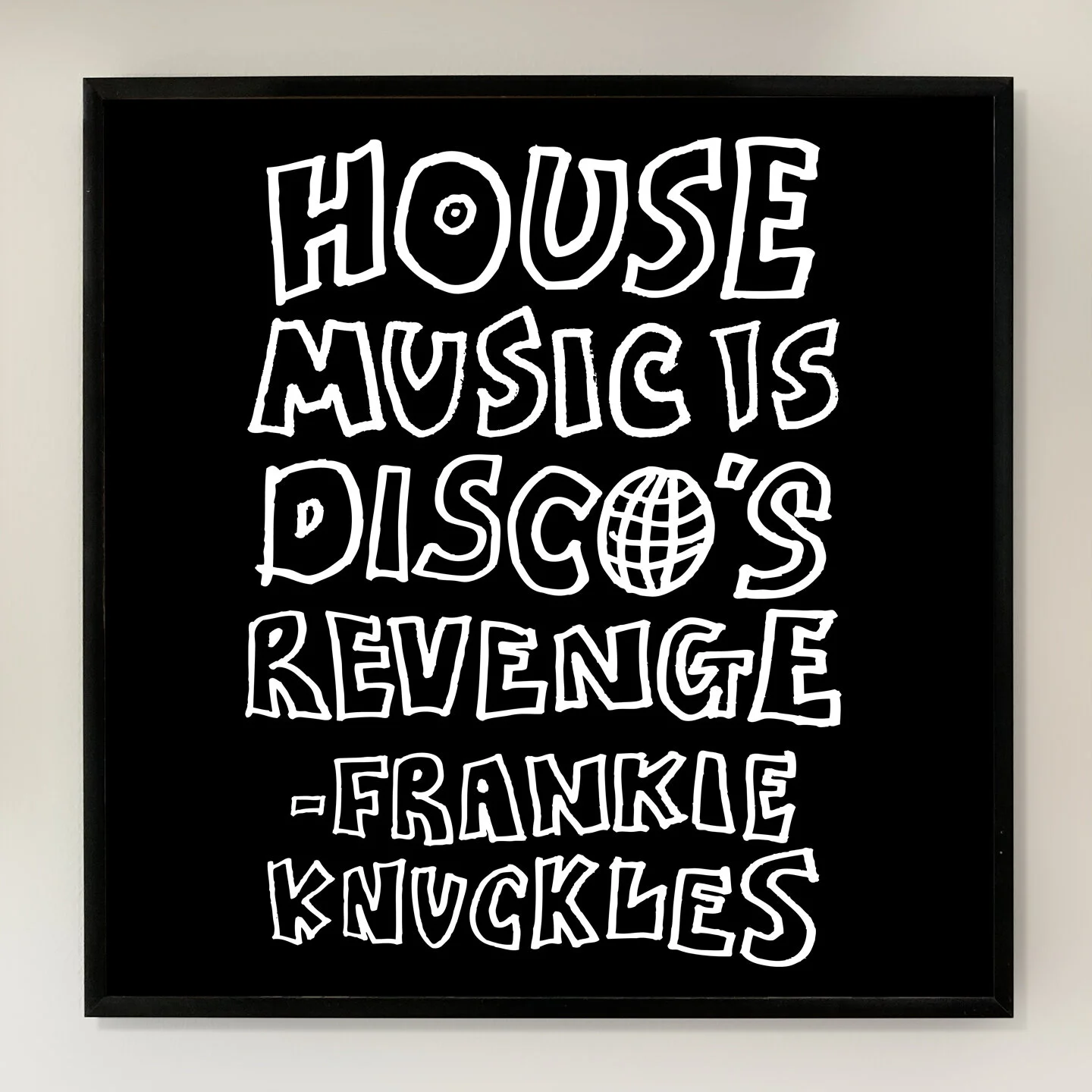 Disco's Revenge 12x12 inch Art Print printed on Archival Matte Paper