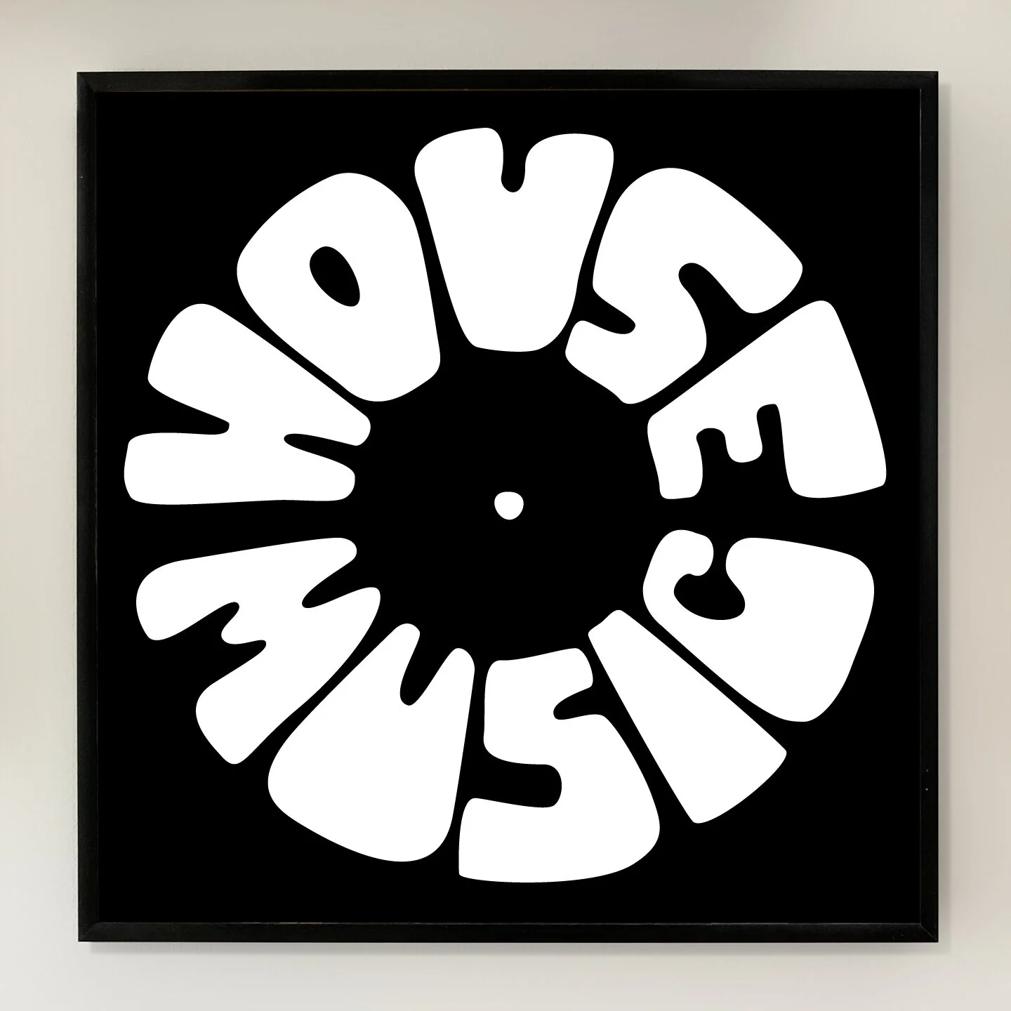 House Circle 12x12 inch Art Print printed on Archival Matte Paper