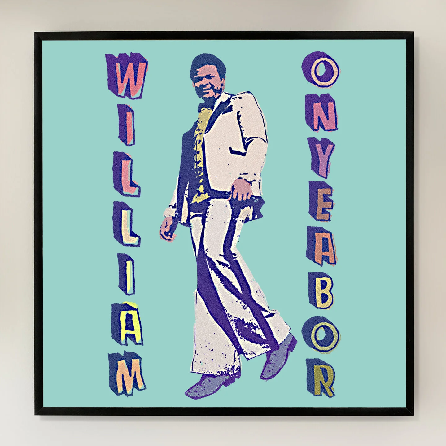 Onyeabor 12x12 inch Art Print printed on Archival Matte Paper