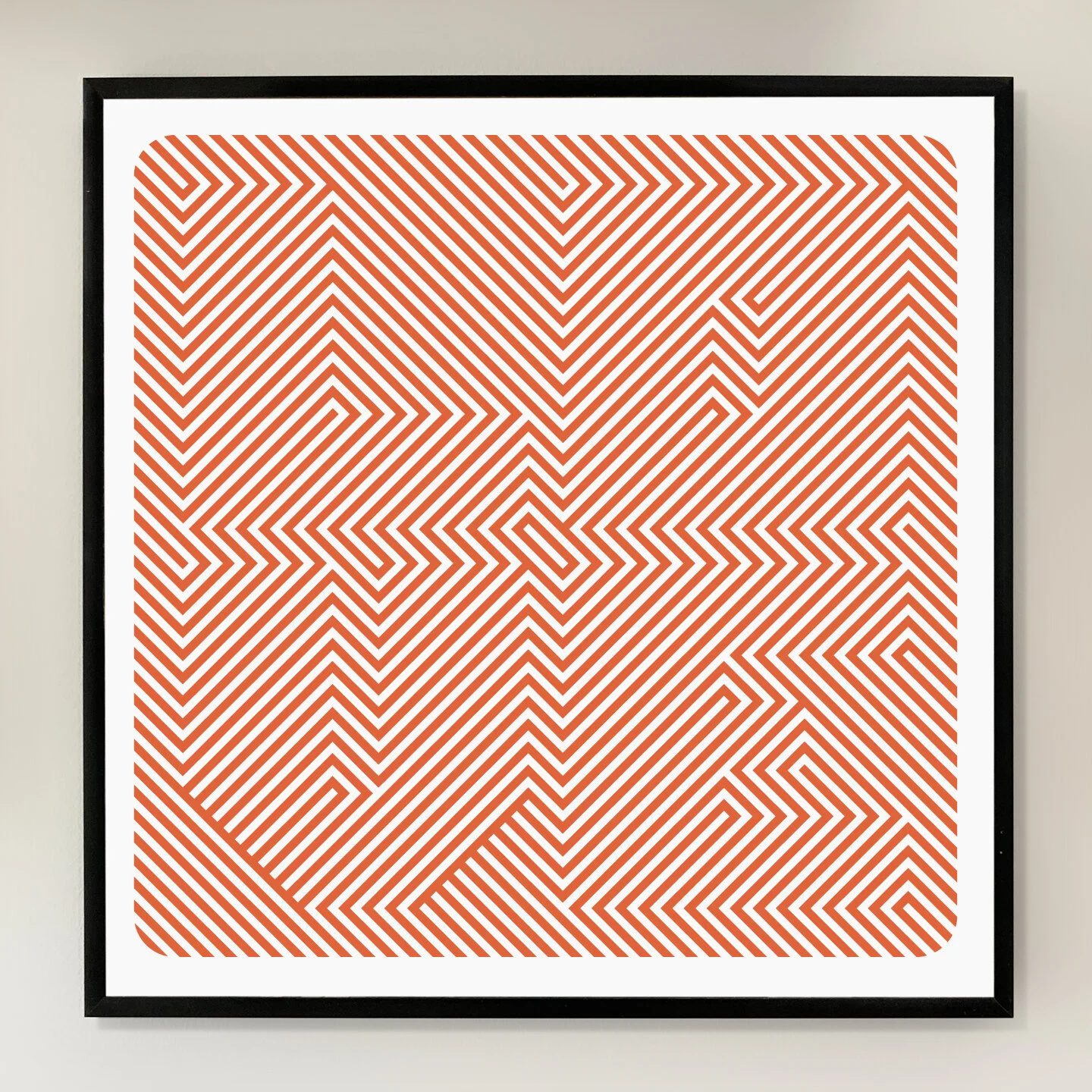 Subliminal Love 12x12 inch Art Print printed on Archival Matte Paper